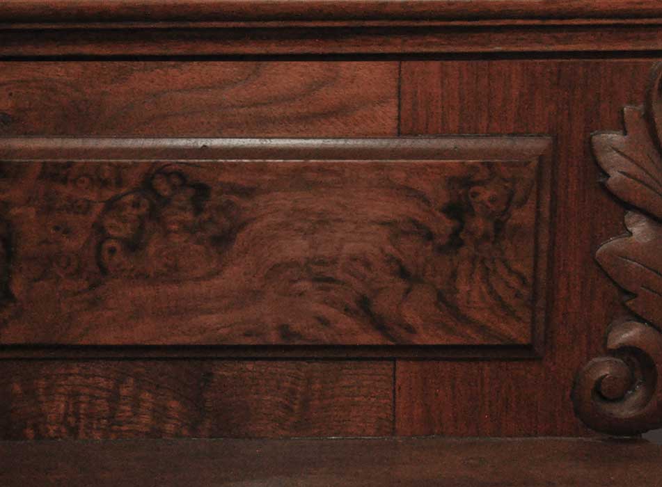 Carved Sideboard, w/Griffins & Marble Top