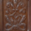 Carved Sideboard, w/Griffins & Marble Top