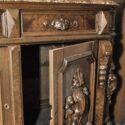 Small Walnut Server, w/Marble Top