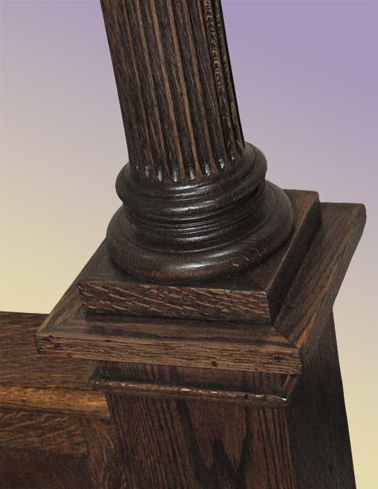 Three-Section Carved Room Surround, w/Arches