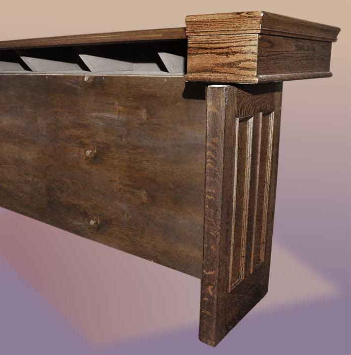 Petite Oak Back & Front Home Bar