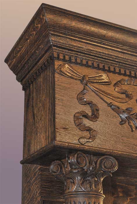 Petite Oak Back & Front Home Bar