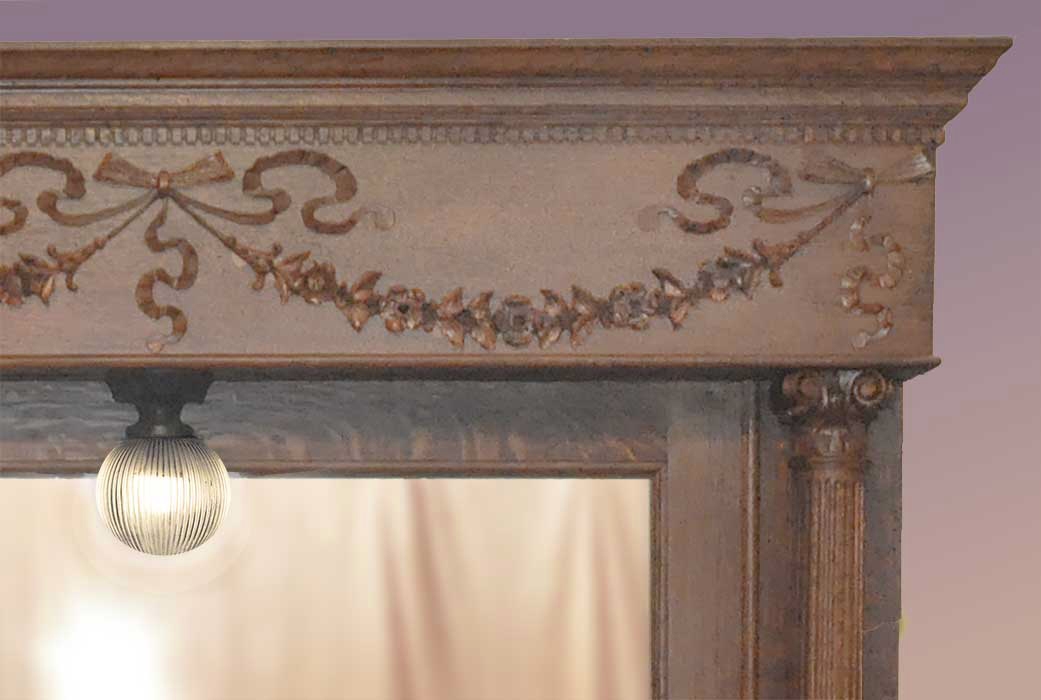 Petite Oak Back & Front Home Bar