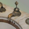 Console Sink, w/Sherle Wagner Faucets