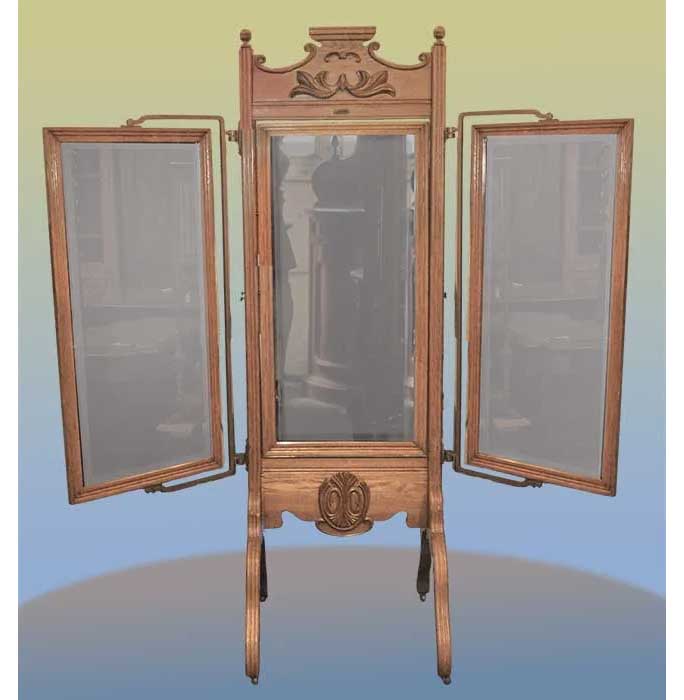 tri-fold mirror for Carousel