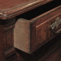 6-Drawer Carved Walnut Dresser