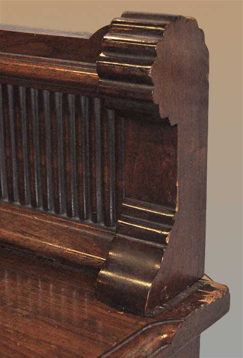 6-Drawer Carved Walnut Dresser