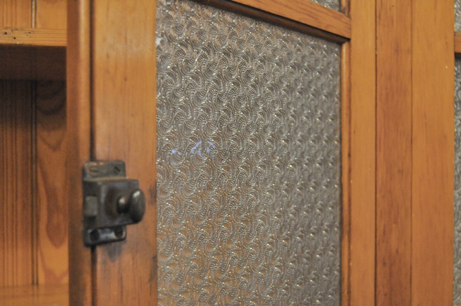 Large Pine Step-Back Cabinet