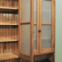 Large Pine Step-Back Cabinet