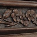 Carved Half Mantel, w/Floral Relief