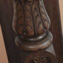 Carved Half Mantel, w/Floral Relief