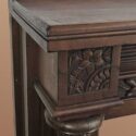 Carved Half Mantel, w/Floral Relief