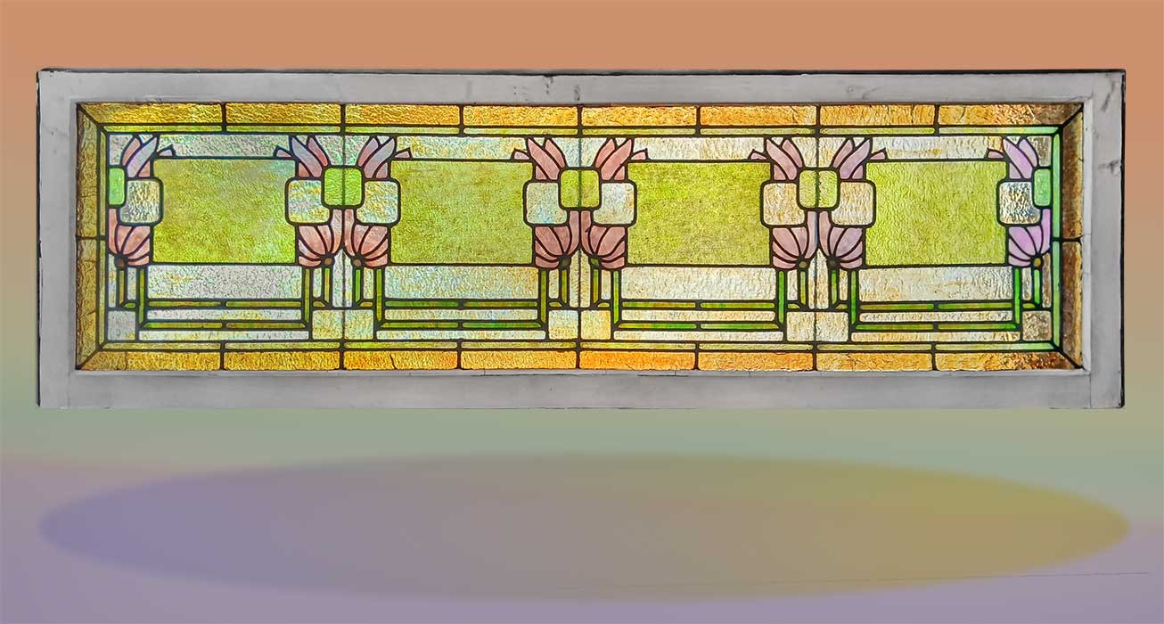 arts & crafts transom