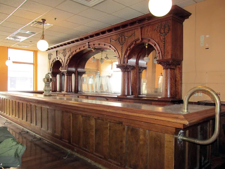 Old Rotation Bar Antique Front & Back Bars - Wooden Nickel Antiques