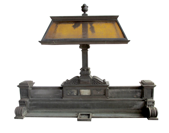 Bronze Bank Lamp