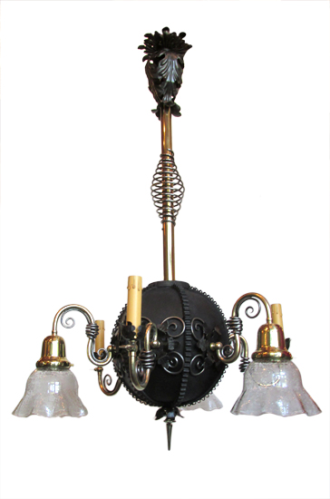 Six-Arm Gas/Electric Light